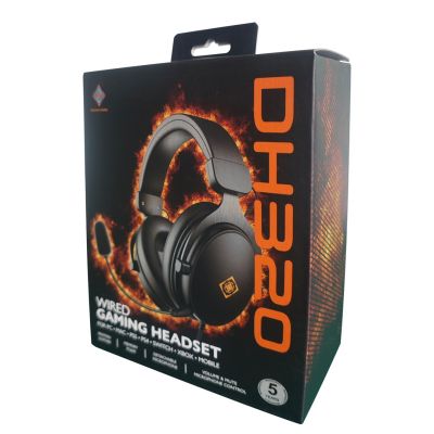 9. Deltaco Gaming GAM-190 Headphones/Headset Wired Headband Black
