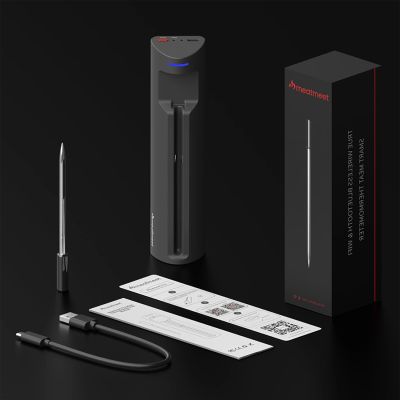 7. Meatmeet Pro smart kitchen thermometer with Bluetooth/WiFi app, grill, oven, smoker - black