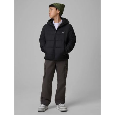5. Boy's jacket with synthetic filling 4F 4FJWSS26TDJAM0741-20S