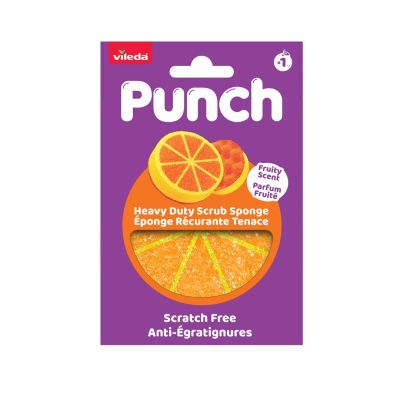 2. Vileda Punch Strong Orange Scouring Pad 1 pc.