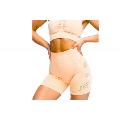 GymHero California Cute Shorts in Peach