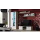 3. TV cabinet SOHO 140 Sonoma oak/gloss white