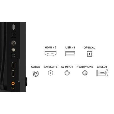 13. TCL 32V5C QLED 32'' Full HD Android TV Dolby Digital Plus DVB-T2 Black