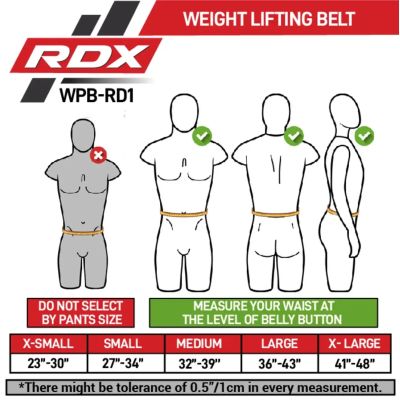 5. BODYBUILDING LEATHER BELT RD1 RDX BLACK S