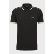 BOSS Paddy 1 Charcoal Regular Fit Men's Polo Shirt Black (50512995-016)