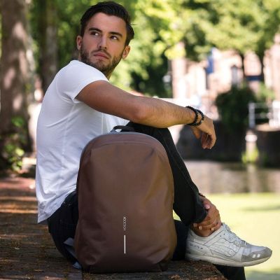16. XD DESIGN ANTI-THEFT BACKPACK BOBBY SOFT BROWN P/N: P705.796