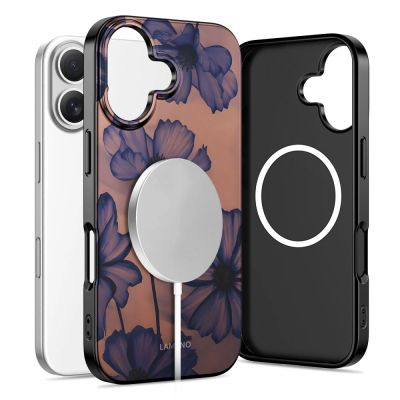 2. Tech-Protect Lamano MagSafe case for iPhone 17 - brown-purple