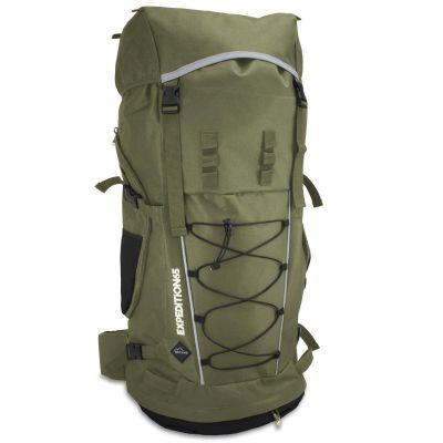 65L HIKING BACKPACK KHAKI SEMI LINE