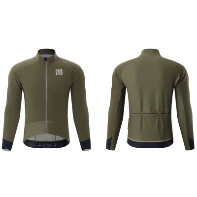 2. Rockbros YDWT014 Winter Fleece Double Layer Cycling Jacket Size L - Green