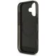 7. AMG Double Layer Transparent Rhombs MagSafe Case for iPhone 17 - Black and Red
