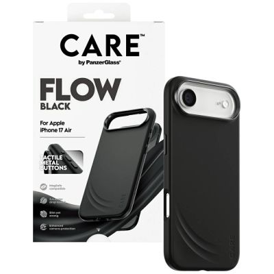 4. CARE by PanzerGlass Feature FLOW MagSafe Case for iPhone Air - Black