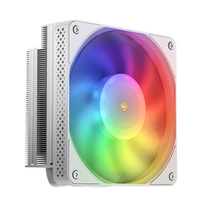 8. Jonsbo HX6200D Processor Air Cooler 12 cm White 1 pc.