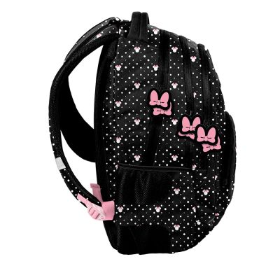 3. PASO x Minnie Mouse School Backpack Black Satchel - DM23VV-278