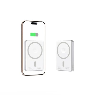 4. Powerbank Tech-Protect PB33 LifeMag MagSafe 5000mAH - silver