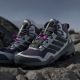 9. Women’s adidas TERREX Skychaser Mid GTX Shoes – aurora plum/carbon/purple burst, size: 41