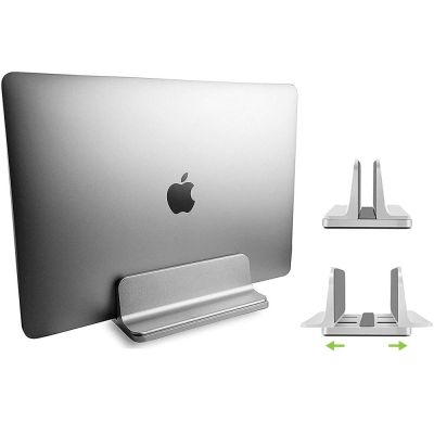 TECHLY 17" VERTICAL LAPTOP STAND WITH WIDTH ADJUSTMENT