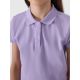 4. Girls' regular polo shirt 4F Junior