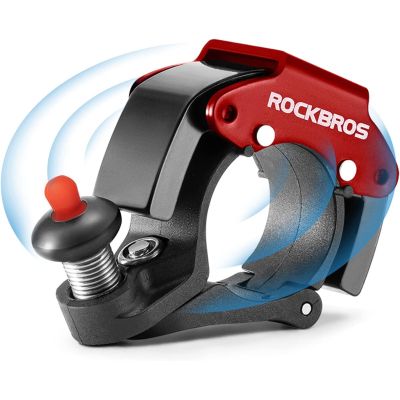 Rockbros aluminum mechanical bell red