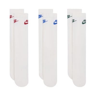 5. Nike Everyday Elevated Socks 3 Pairs White IH8522 906