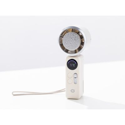 4. Conceptronic AERIVA03C Personal Handheld Blower/Fan Cream Handheld Fan