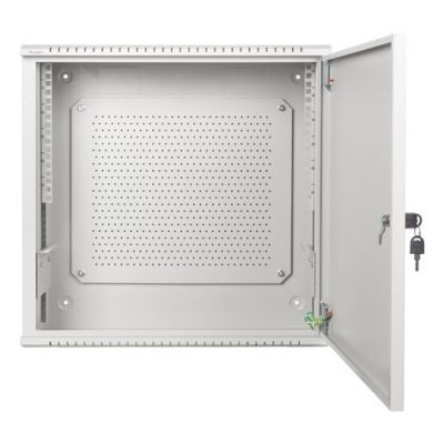7. LANBERG INSTALLATION RACK CABINET WALL-HUNG 19" 6U+3U 540X200 LOW PROFILE GRAY (ASSEMBLED)