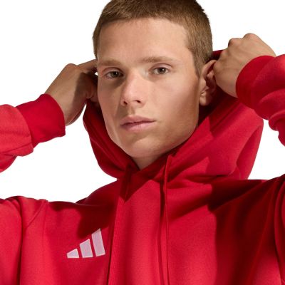 4. Men's adidas Entrada 26 Hoody red JZ6576