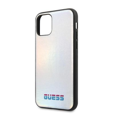 3. Guess GUHCN58BLD iPhone 11 Pro silver/silver hard case Iridescent