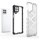 4. Honeycomb case armored cover with a gel frame for Samsung Galaxy M53 5G black