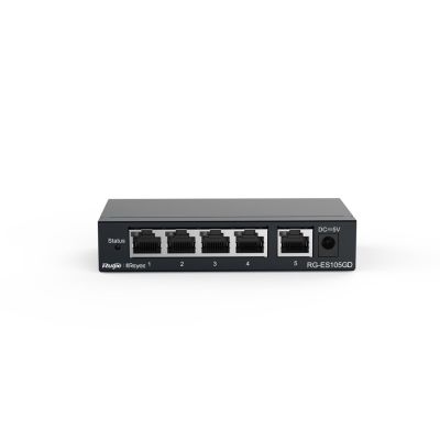 3. Ruijie Networks RG-ES105GD Network Switch Unmanaged Gigabit Ethernet (10/100/1000) Black