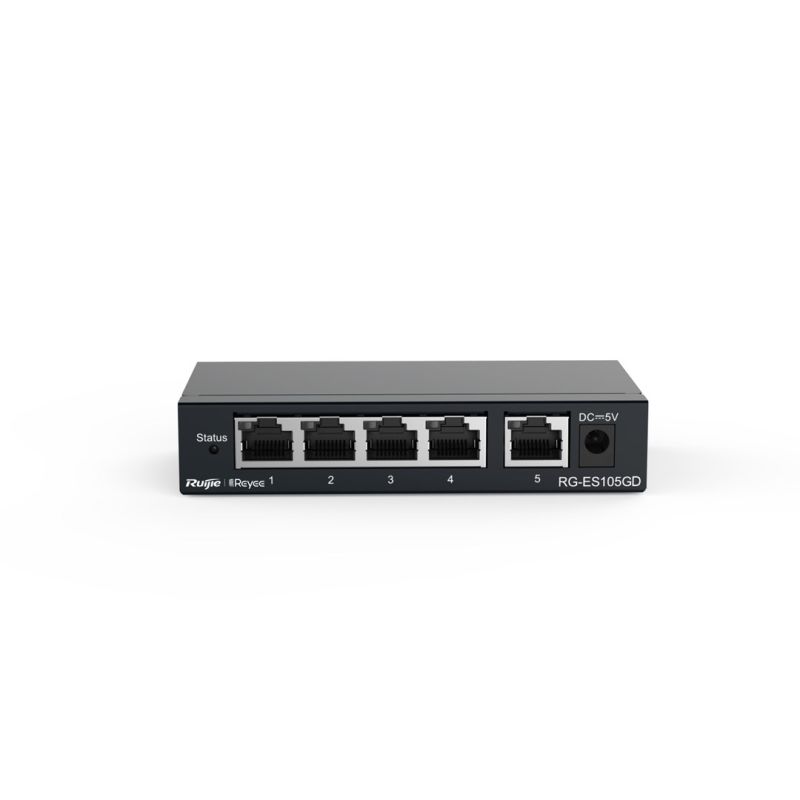3. Ruijie Networks RG-ES105GD Network Switch Unmanaged Gigabit Ethernet (10/100/1000) Black