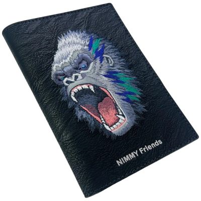 5. Nimmy Raptor Gorilla Passport/Wallet Case - Black