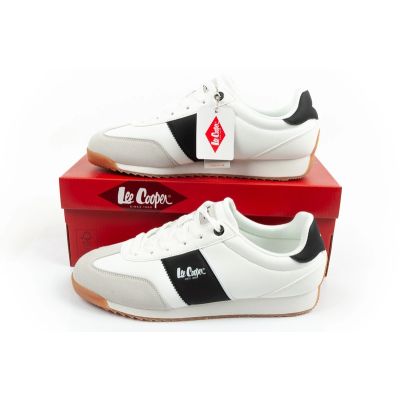 10. Lee Cooper sports shoes sneakers men's fashionable comfortable white