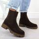 12. Brown Women’s Leather Chelsea Boots Sergio Leone TR25733-S