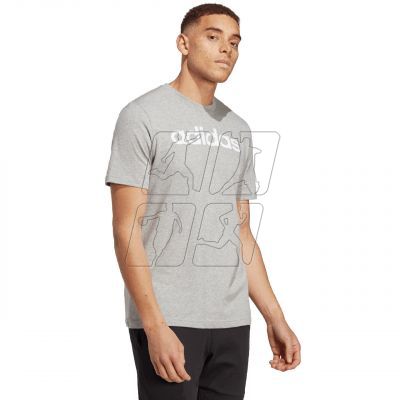 9. adidas Essentials Single Jersey Linear Embroidered Logo Tee M IC9277