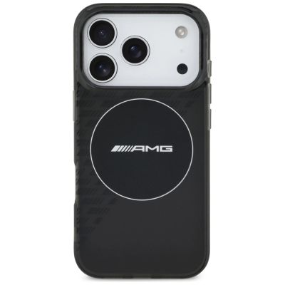 3. AMG Double Layer Transparent Smocked MagSafe Case for iPhone 17 Pro - Black
