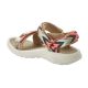 3. Lee Cooper women's shoes velcro sandals for summer on the beach light beige