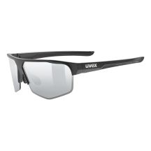 Uvex 5330812216 Unisex Half-Rim Sports Glasses Black Interchangeable Lenses