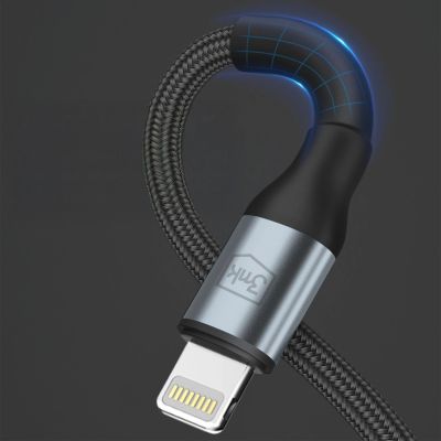 6. 3mk Hyper Cable 3mk Hyper Cable N-SERIES USB-A / Lightning 1m 5V/2.4A 12W / black