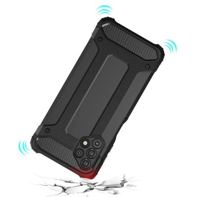 8. Hybrid Armor Case Tough Rugged Cover for Samsung Galaxy A73 blue