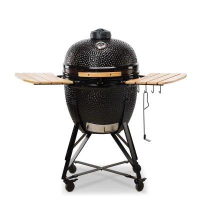 3. Kamado Bono Grande Ceramic Grill 23” Kamado barbecue/grill Cart Charcoal (fuel) Black
