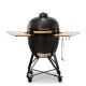 3. Kamado Bono Grande Ceramic Grill 23” Kamado barbecue/grill Cart Charcoal (fuel) Black