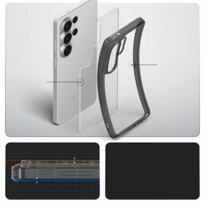 15. Spigen Ultra Hybrid Case for Samsung Galaxy S26 Ultra - Semi-Transparent