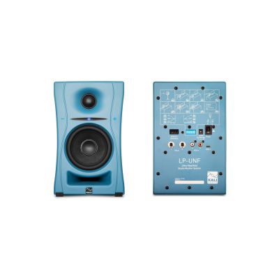 8. KALI AUDIOLP-UNF-B - Pair of Bluetooth monitor speakers. Multimedia speakers, blue.