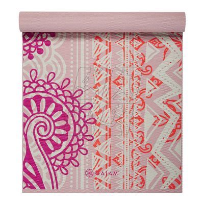 5. Yoga mat Gaiam Bohemian Rose 4 mm 63413