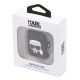 7. Karl Lagerfeld Silicone Ikonik Case for AirPods 1/2 - Black