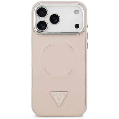 3. Guess Triangle Logo MagSafe case for iPhone 17 Pro - pink