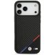 3. BMW M Carbon Tricolor Line MagSafe Case for iPhone 17 Pro Max - Black