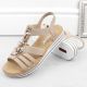 29. Comfortable Rieker W RKR680 beige sandals