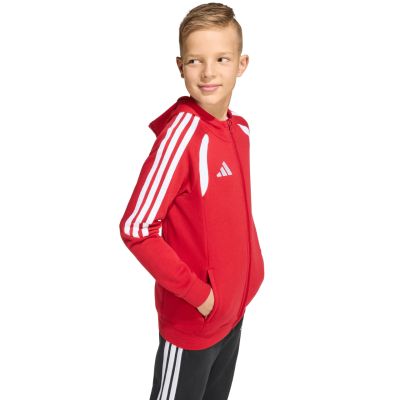 13. adidas Tiro 26 League Sweat Full Zip Hoodie for Kids Red KF9101