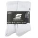 Skechers 6pk Core Crew LG Socks S118220-WHT White 43-46